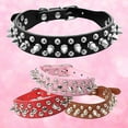 thumbnail image 3 of Collier Rivet pour Chien avec Clous en Simili Cuir Boucle Col, 3 of 8