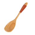 thumbnail image 2 of 8cm Wooden Wood Spoon Soup Teaspoon Catering Kitchen Cooking Utensil Tool Gift, 2 of 10