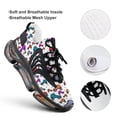 thumbnail image 4 of Roller Skates 80s Pattern Walking Shoes for Men Woman Lightweight Tennis Fashion Elastic Sports Shoes Cushion Basketball Shoes, 4 of 7
