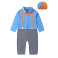thumbnail image 2 of Blippi Cosplay Coverall and Hat (Boys), 2 Piece Set, Sizes 2T-6, 2 of 9