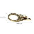 thumbnail image 3 of 1 Pce Boucle de Clé Dragon-head Porte-Clés Attache-Clé Boucle de Taille Porte-Clés Rétro, 3 of 8