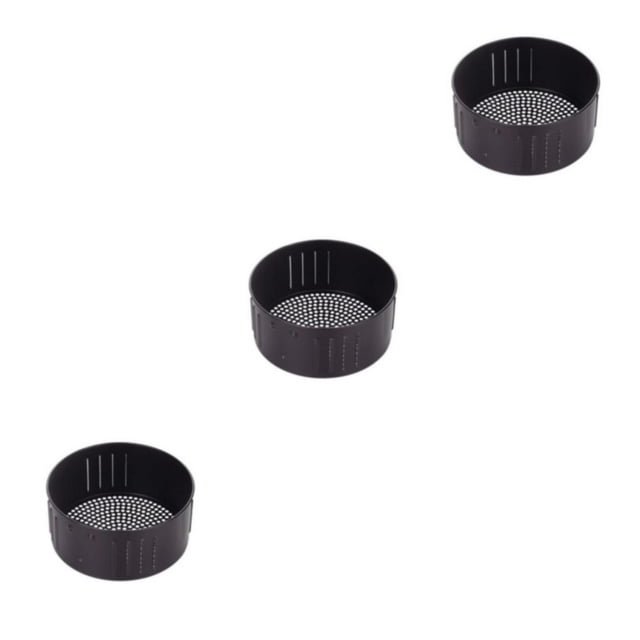 Yuarrent Reemplazo de la cesta de la freidora de aire de metal - Revestimiento antiadherente Compacto y práctico Asado de cocción fundido 3.5L Type1 NO1