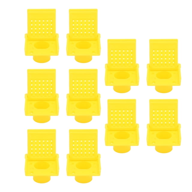 10 Pcs Portes d'Entrée Ruche, Boîte en Plastique Nuc Ruche Portes d'Entrée, Ventilation Ruche Ouverture Fenêtre Nids d'Abeilles Porte d'Entrée pour Apiculteurs Outil Apiculture