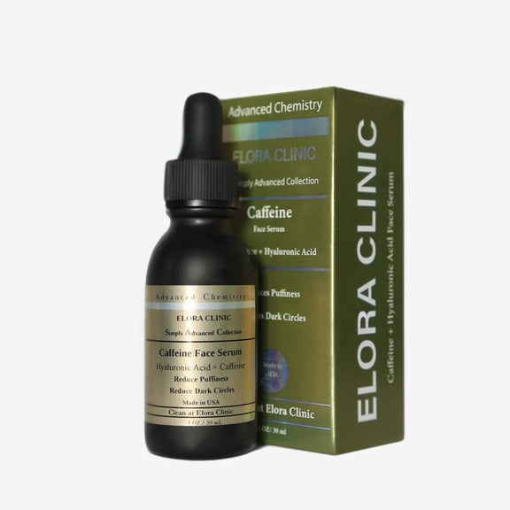 Elora Clinic Caffeine Serum – De-Puffing, Hydrating & Brightening Water-Based Face Treatment