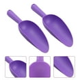 thumbnail image 4 of Purple Plastic Garden Shovel for Home Use Lightweight Ergonomic Handle Smooth Surface 2 Pieces, 4 of 8