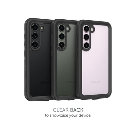 BODY GLOVE TIDAL WATERPROOF PHONE CASE FOR SAMSUNG GALAXY S23+ 5G – BLACK/CLEAR