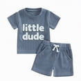 thumbnail image 2 of NOLDARES Kids Baby Boys Print Clothes Short Sleeve T-shirt Casual Shorts 2Pcs Toddler Hunting Baby Outfit Blazer,6-12M, 2 of 4