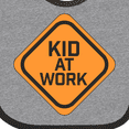 thumbnail image 4 of Inktastic Kid at Work Construction Sign Boys or Girls Baby Bib, 4 of 4