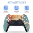 thumbnail image 4 of Skin Sticker for PS5 Slim Standard PS5 Pro Disc Digital Edition Console and Controllers Decals for Playstation 5 (Cute Cap Cup,PS5 Pro Disc Edition), 4 of 5