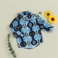 thumbnail image 3 of Okbabeha Toddler Baby Western Clothes Boy Long Sleeve Button Down Shirt Cow Print Blouse Tops Boys Fall Outfits, 3 of 8