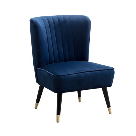 dtwnek velvet upholstered accent chair product