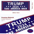 thumbnail image 3 of Popular! 10PCS Election Label Stickers Car Self-Adhesive Glass Hot Stamping Coated Paper Label Stickers, 3 of 5