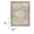 thumbnail image 5 of Livabliss x Becki Owens Lila Vintage Medallion Area Rug,7'10" x 10',Tan, 5 of 10