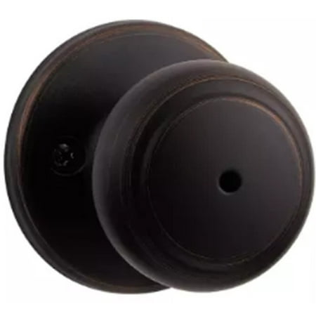 Kwikset 300CV 11P CP Cove Bed/Bath Knob, Venetian