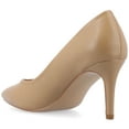 thumbnail image 3 of Journee Women's Gabriella SuperNatural Shades Narrow Width Slip On Pointed Toe Pumps, 3 of 10