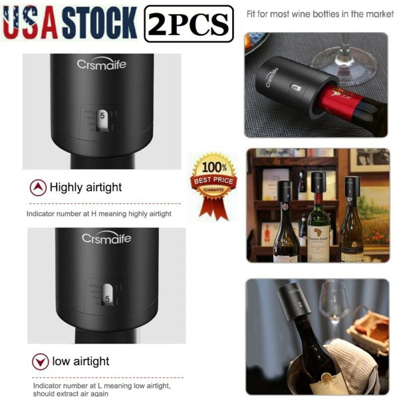 1/2Pcs Champagne Wine Beer Bottle Stopper Cork Drink Sealer Plug Bar Seal Gifts