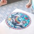 thumbnail image 5 of Melissa & Doug Stained Glass Made Easy Craft Kit: Dolphins - 180+ Stickers, 5 of 5