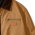 thumbnail image 5 of Atkumj Mens Zip Up Jacket with Pockets and Chest Zip Pockets Fashion Color Spliced Lapel Jackets for Men Loose Solid Color Long Sleeve Casual Outerwear S, 5 of 7