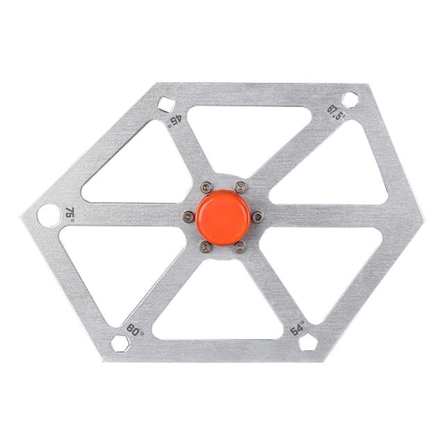 Regla Hexagonal De Aleación De Aluminio Regla De Ajuste De Ángulo De Sierra De Mesa Profesional Herramienta De Ajuste De Ángulo De Carpintería Magnética Para Medición De Carpintería Speravity TO005379-02