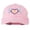 Pink, variant on Heart Angel Wings Embroidered Washed Cap - Navy OSFM