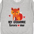 thumbnail image 3 of Inktastic Grammie Loves Me Grandchild Fox Toddler Sweatshirt, 3 of 4
