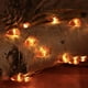thumbnail image 5 of Guirnalda de luces colgantes navideñas con control remoto | 20 bombillas LED naranjas | Decoración de interiores a pilas de 2 metros para un ambiente festivo, 5 of 8