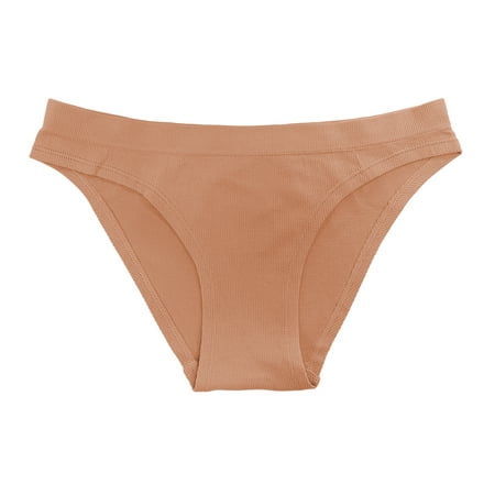 

Love Libby Portia Ribbed Seamless Bikini Panty (4745) Medium Cork