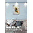 thumbnail image 2 of Antique Bee Metal Tin Sign, Floral Wall Decor, Bee Decorations For Home, Bee Kitchen Decor, Bee Farmhouse Decor, Tin Garden Sign, Insect Honey Bumblebee Gift for Her 12x8 Inches, 2 of 6