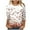 Multicolor Plus Size Blouse for Women_i, variant on CYMMPU Blouses for Women Dressy Casual Crew Neck 3/4 Sleeve Tunic Tops Summer Fashion Shirts Flower Pattern Spring Tops Loose Fit Lightweight Basic T-Shirts Multicolor L