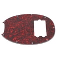 thumbnail image 1 of Eujgoov 5 String Bass Guard Plate Big Red Tortoise Shell Bass Guard Bass Top Musical Instrument Accessories, 1 of 8