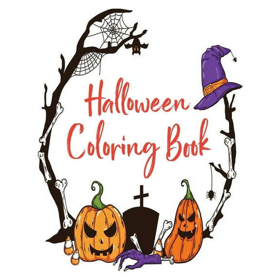 Halloween coloring book : Halloween Coloring Book for Kids Ages 4 to 8, Halloween coloring and activity book for Boys, Girls and Toddlers Ages 4 to 8 coloring and activity book for Celebrate Halloween Learning (Paperback)