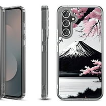 Shockproof Protective Phone Case Cover for Samsung Galaxy S25 FE, by OneToughShield - Fuji Sakura