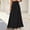 Black, variant on Women's Side Knot Tie Waist Wide Leg Long Pants Pleated High Waist Full Length Elegant Work Wear Palazzo Pants L