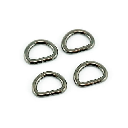 

2Pc Emmaline Bags Emmaline 1/2 D-Rings - Set of Four Gunmetal