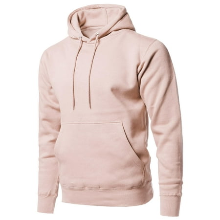 - FashionOutfit Men's Causal Solid Soft French Terry Long Sleeve Pullover Hoodie