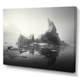 thumbnail image 2 of Designart "Frozen Serenity Grey Iceberg" Landscapes Wall Art Living Room, 2 of 5