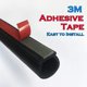 thumbnail image 4 of Tira de protección de puerta de coche 5M Protector de puerta de coche para parachoques 5m x 17mm x 17mm-borde de goma de choque para coche, 4 of 5