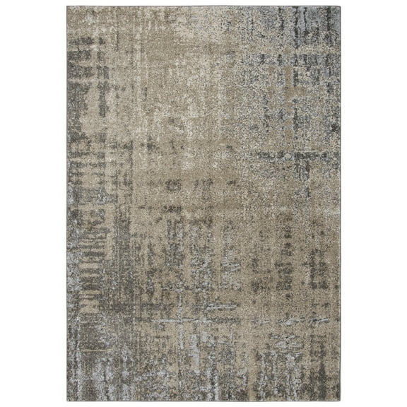 Rizzy Rugs Valencia Area Rug VCA107 Beige Faded Distorted 8' 10" x 11' 10" Rectangle