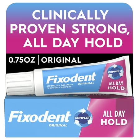 Fixodent Original Secure Denture Adhesive Cream, 0.75 oz