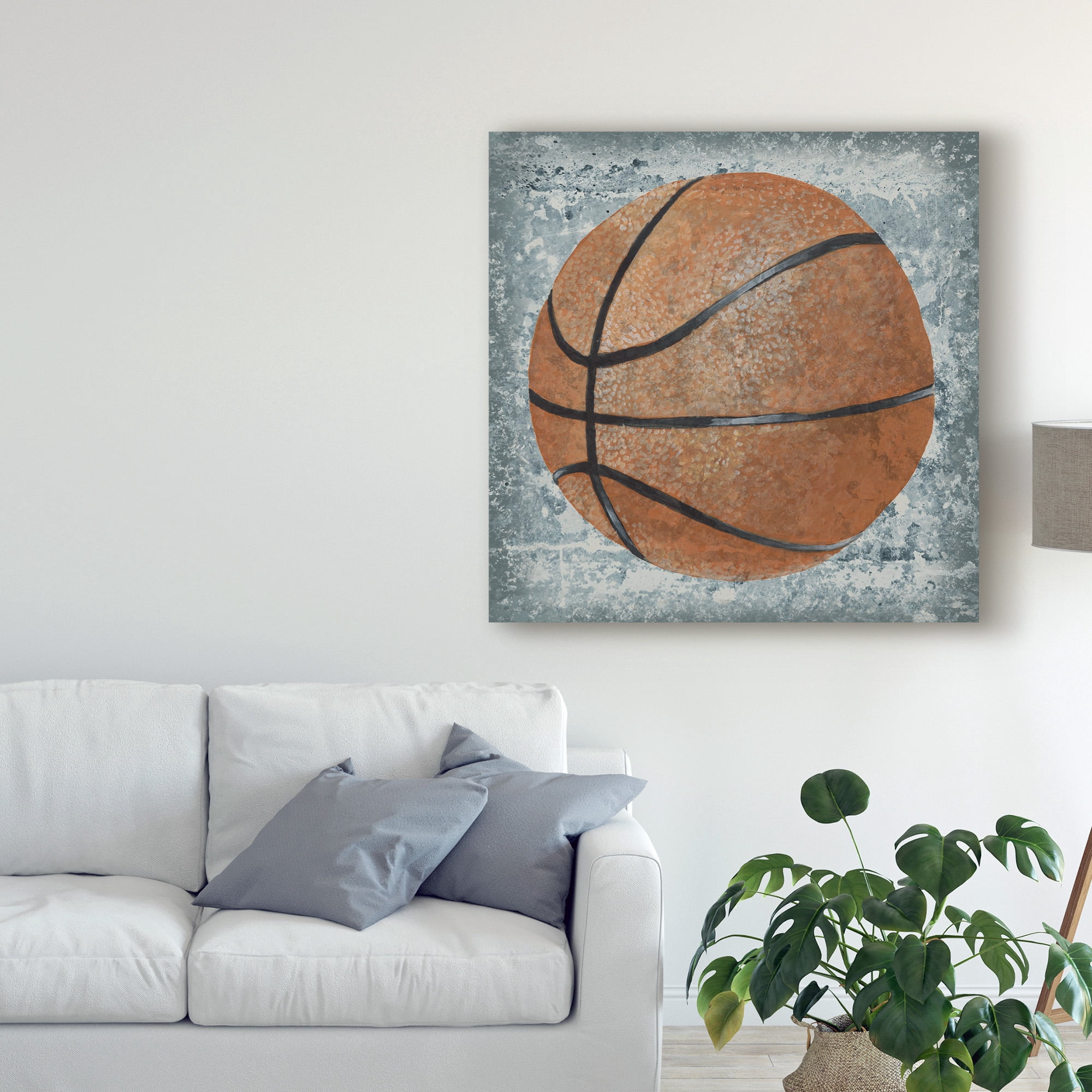 Trademark Fine Art 'Grunge Sporting I' Canvas Art by Studio W