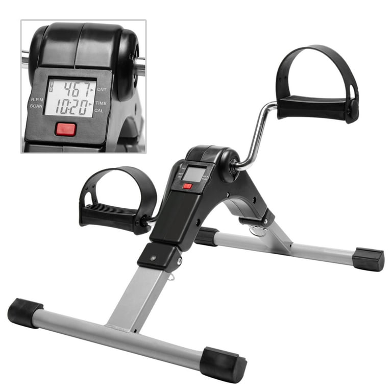 Portable Fitness Pedal Stationary Under Desk Indoor Exercise