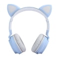 thumbnail image 1 of Dioche Cat Ear 5.0 Headphone LED Noise Cancelling Headset Support FM, 1 of 8