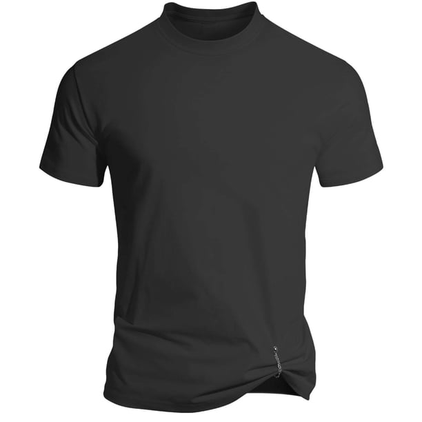 Redonda Alta Mesa Magnética Desmontable Pullover de Manga Corta Top para los Hombres, Suave Transpirable Absorción de Sudor Secado Rápido Desgaste Deportivo