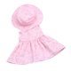 thumbnail image 4 of Hermoso patrón de y sombrero redondo Ropa de verano para muñeca americana de 18 pulgadas Sunnimix Falda de Muñeca con Sombrero, 4 of 5