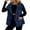 Blue, variant on Gaexia Womens Vest Jacket,Women Sleeveless Padded Jacket Solid Color Lapel Vest Outerwear for Autumn Winter Season Lightweight Warm Fashion