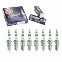 8 pc NGK 5545 Iridium IX Spark Plugs for 4109 4112 5377 90793-20014 90793-20120 90793-20155 98069-59916-HE 98069-5991F 99000-69835-PR9 999-06910-X9-017 IX27B X27EP-ZU9 X27EPR-ZU9 XS4162 Ignition Wire
