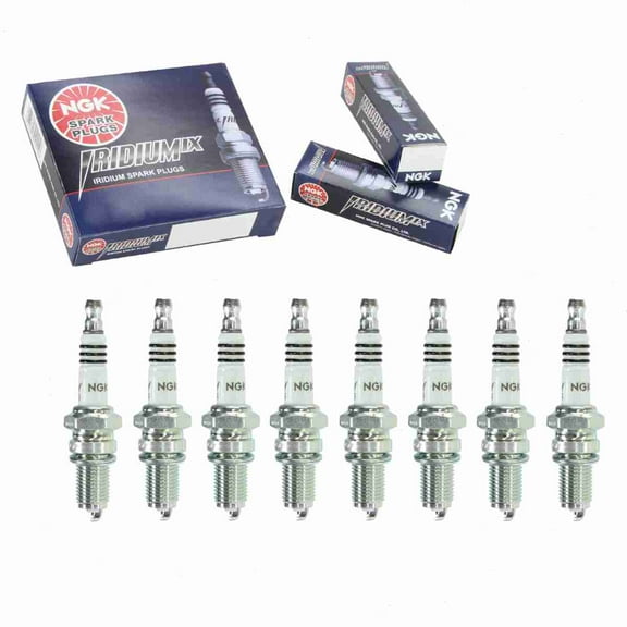 8 pc NGK 5545 Iridium IX Spark Plugs for 4109 4112 5377 90793-20014 90793-20120 90793-20155 98069-59916-HE 98069-5991F 99000-69835-PR9 999-06910-X9-017 IX27B X27EP-ZU9 X27EPR-ZU9 XS4162 Ignition Wire