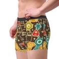 thumbnail image 4 of Balery Robot and Monsters Men's Boxer Briefs, Soft and Breathable Cotton Underwear with nylon Waistband-X-Large, 4 of 9