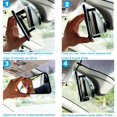 thumbnail image 3 of shiyou-Rear View Mirror, Panoramic Car Rearview Mirror Universal Interior Clip On Rear View Mirror to Reduce Blind Spot – Wide Angle – For Car SUV Trucks – Clear, 3 of 4