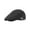 Black, variant on Mesh Newsboy Cap Mesh Breathable Summer Cap Adjustable Newsboy Beret Cap Cabbie Flat Cap (White)